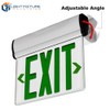 LFI Lights | Edge-Lit Green Exit Sign | Modern Design