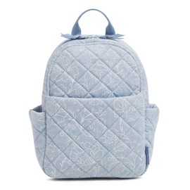 Vera Bradley Women's Cotton Small Backpack, Sweet Garden Lace, One Size