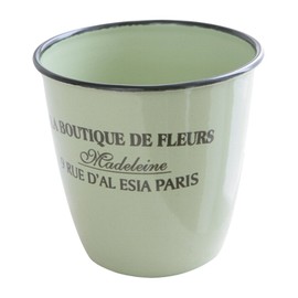 COVENT GARDEN Enamel Green Pot L LM-23