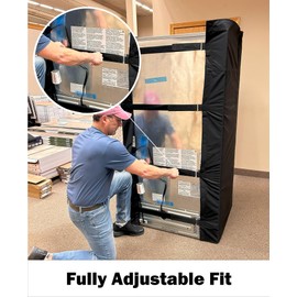 Appliance Armor Heavy Duty Refrigerator Moving and Storage Cover Wrap. Fits and Protects Most Top-Mount Fridges, Upright Freezers, French Door, and Side-by-Side Refrigerators.