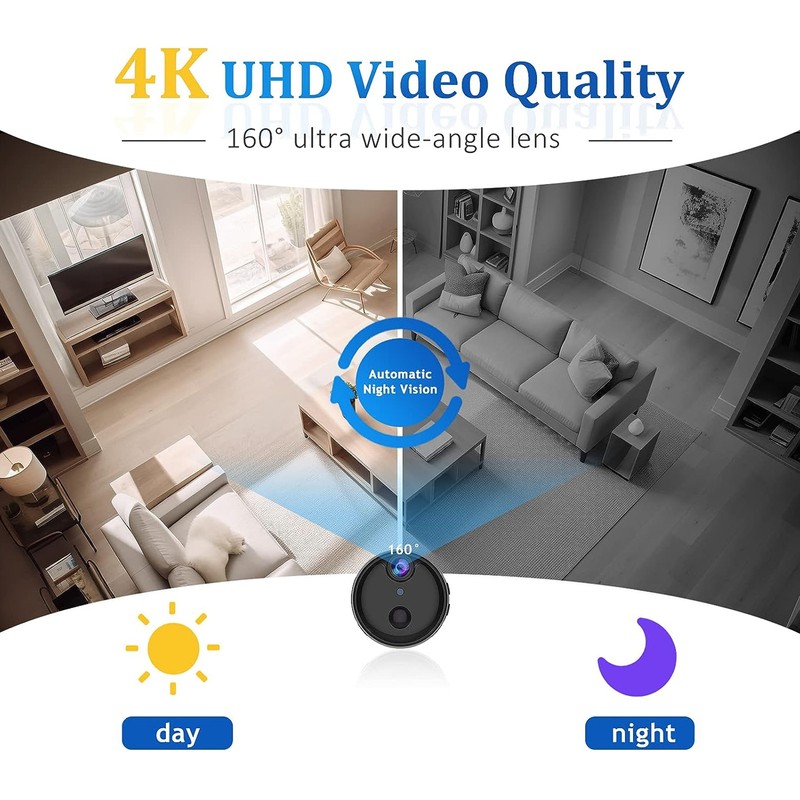 Mini WiFi Camera 1080P HD Wireless Motion Detection Night Vision