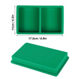 4pcs Silicone Tray Dividers for Harvest Right Freeze Dryer Medium Trays, Dishwasher Safe Silicone Food Molds Freeze Dryer Tray Accessories for Paste Food Yogurt Liquids (Green)