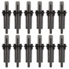 HOZEON 12 PCS Wedge and Feather Shims, 5/8 Inch Plug Shim and Wedge for Concrete, Rock, Stone, Splitter, Marble, Granite Hand Tools