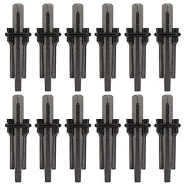 HOZEON 12 PCS Wedge and Feather Shims, 5/8 Inch Plug Shim and Wedge for Concrete, Rock, Stone, Splitter, Marble, Granite Hand Tools