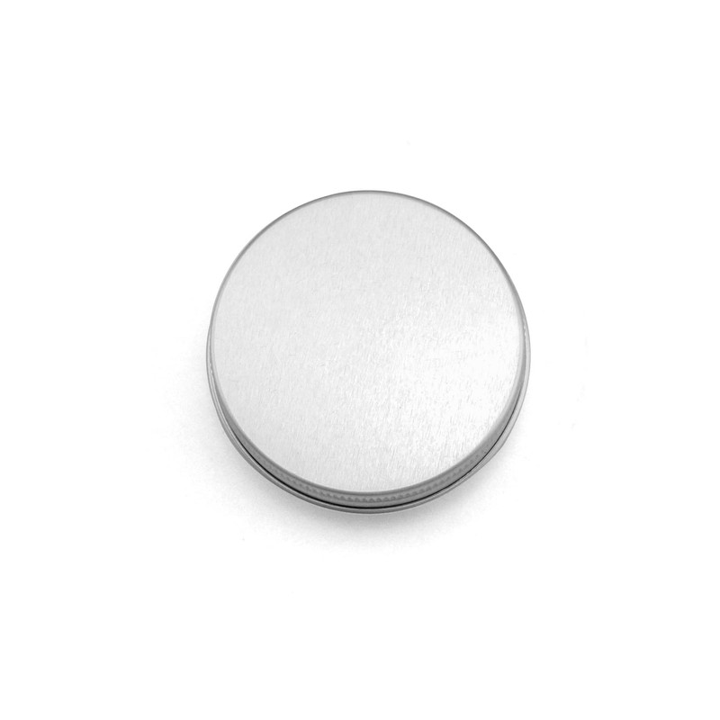 QWORK Pack of 30 Aluminium Cream Containers with Lids, Round
