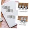 WOONEKY 50Pcs Z Photo Frame Fasteners Offset Canvas Clips for