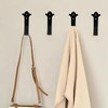 XUEBEI Wall Hooks Coat Hooks, Heavy Duty Rustic Metal Hanger