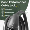Titanker Bike Lock, Bicycle Lock 4 Feet Cable Lock 1/2
