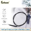Funhoon 138-3672 Deflector Control Cable for Toro 726 OE, 824