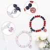 Qehyuelefu 2 PCS Spider Friendship Bracelets Matching Couple Bracelets Long