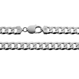 QUADRI - Sterling Silver Necklace Cuban Link Chain for Men - 925 Sterling Silver Jewelry for Men 12mm - Mens Jewelry 20 Inch - Cadena de Plata 925 para Hombre Made in Italy - Gift Box Included
