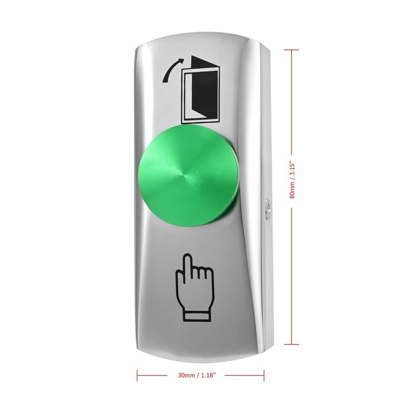 Access Control System Kit with IP68 Waterproof Metal Touch Keypad,