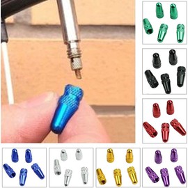Purple Bike for Bicycle Fixie Compatible for MTB Presta Wheel Rim Tyre Stem Air Valve Caps Dust Cover Tool,Perfect Bike Accessories Valve Caps Tires and Tubes