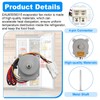 EAU65058315 Refrigerator Evaporator Fan Motor Assembly Compatible with LG Kenmore