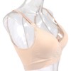 Nursing Bra Front Top Buckle Widened Flanks Four Row Buckle
