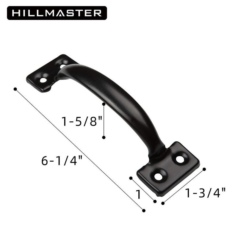 HILLMASTER Heavy Duty Gate Latch Door Handle Hardware Kit for