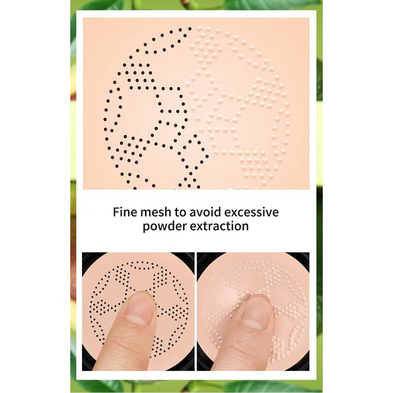 O’CHEAL Cushion Concealer with Mushroom Sponge Applicator,Natural02#