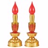 Omeet Led Retro Chinese Candle lamp Vintage Style Retro Nostalgic