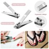 No Brand 8-Piece Set PU khaki Manicure Tool Set Stainless