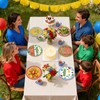 LADVCORP 60 Pcs Friend Street Birthday Paper Plates 7" Disposable