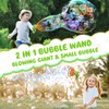 Bubble Machine, Dinosaur Bubble Gun for Kids Electric Bubble Blower