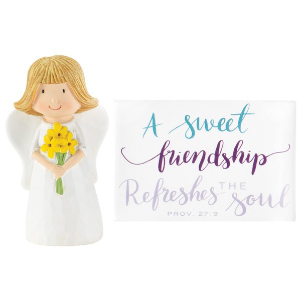Dicksons Soft White Cartoon Angel Soul Refresh 2.5 inch Resin