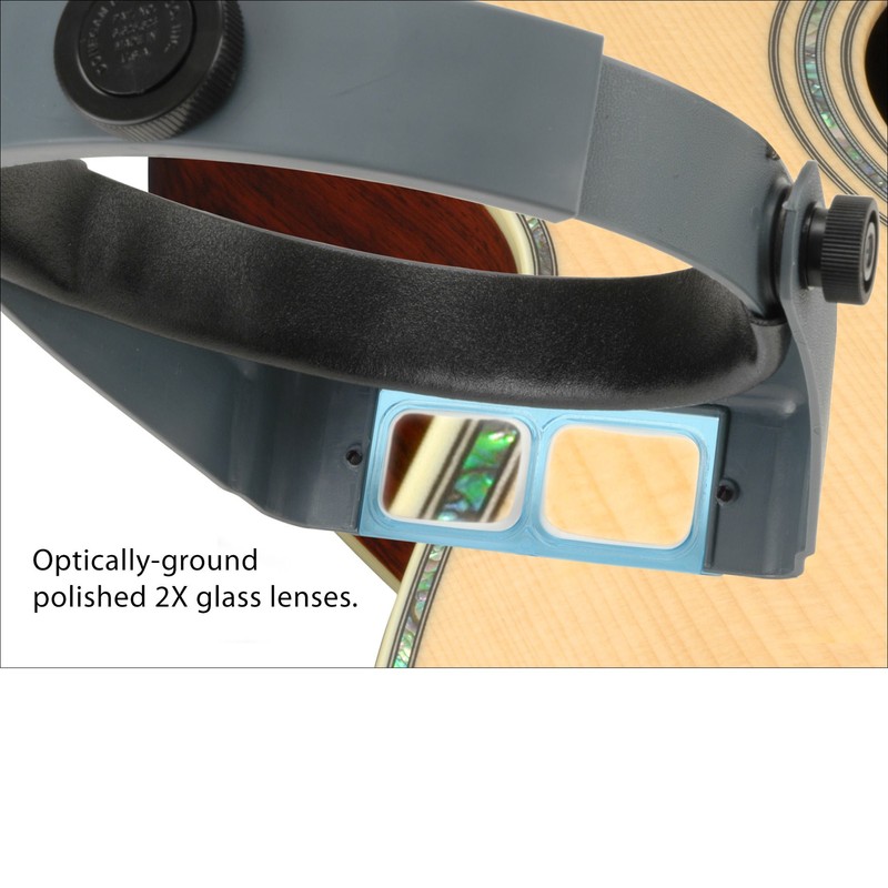 OptiVISOR Headband Magnifier, with Quasar LS Lights