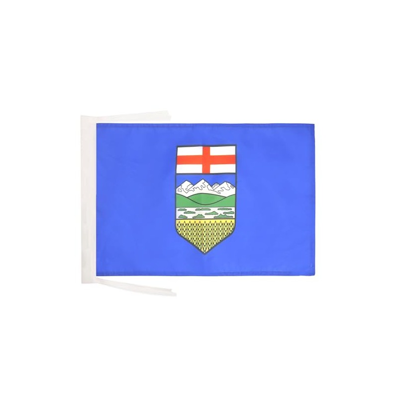 AZ FLAG Alberta Flag 18'' x 12'' cords - Canada