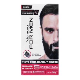 Xiomara For Men Tinte Colorante En Gel Para Barba Y Bigote