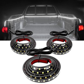 Kraumi 36 W LED Strip for Flatbed Cars, 270 LEDs, 12 V LED Work Light, IP68 Waterproof, Offroad Additional Headlight for RV Awning Light, Truck Cargo Area, Side Door Light (Pack of 3)