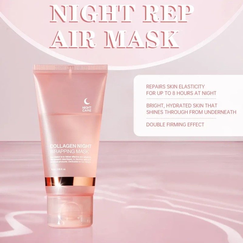 Mascarillas Faciales Gel Colágeno Para Nocturna Hidratante