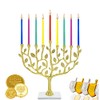 The Dreidel Company Hanukkah Menorah Árbol de la vida con