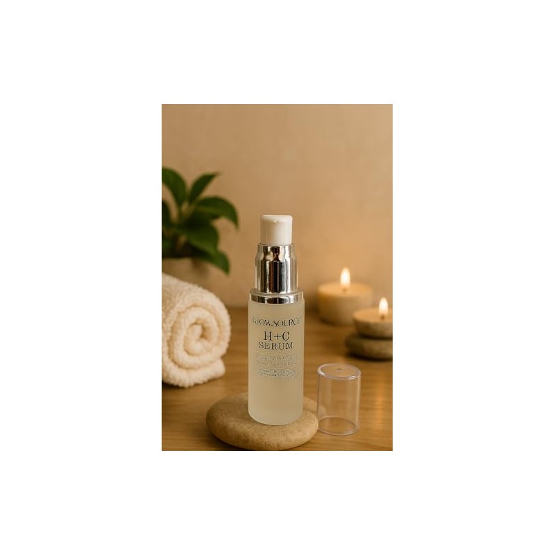 Glow.Source - H+C Sérum Facial con Vitamina C, Ácido Hialurónico