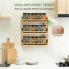 Bambition Bamboo Spice Rack Organizer, 3 Tier Spice Jars Storage
