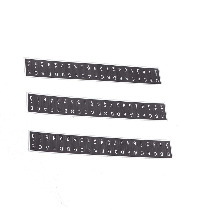 17 Keys Kalimba Stickers, Music Notes Decoration, Key Stickers, Paper