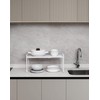 Nxconsu Expandable Cabinet Shelf Organizer Riser for Kitchen Pantry Cupboard