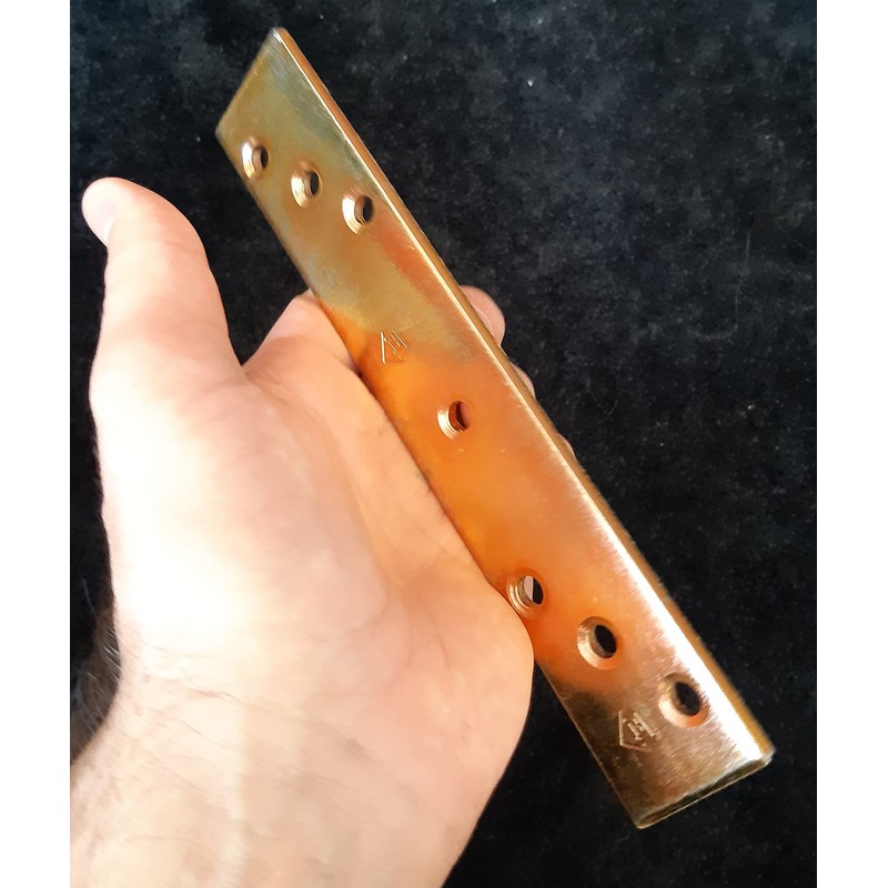 Flat Connecting Joining Plate Mending Galvanised Heavy Duty 4mm Thick