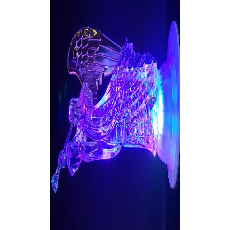 Dalax LIGHT-UP PRAYING ANGEL TRUMPET FIGURINE ANGELS CHERUBS FIGURINE STATUE