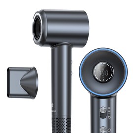 VivaEase Hair Dryer, Negative Ionic Hair Dryer, 1400W High Speed Brushless Motor, Professional High Speed Hair Dryer for Fast Drying, Low Noise Blow Dryer for Women Men Home Salon