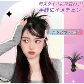 Bun Wig, Y2K Clip, Hair Extension, Hair Clip Type, Women's, Straight Partial Wig, Hair Extension, Point Hair Accessories, Hair Clip Wig, Hair Ornament, Hair Clip, Hair Arrangement, Stylish, Cute,