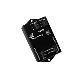 DITEK DTK-PVP27BTPV AHD, 6.8V CLAMP Supports HD-CVI, HD-TVI, 12/24VDC Power - UTP Video in/Out, Fixed Camera Protection