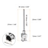 sourcing map 10pcs 16G Stainless Steel Dispensing Needles 1" Glue