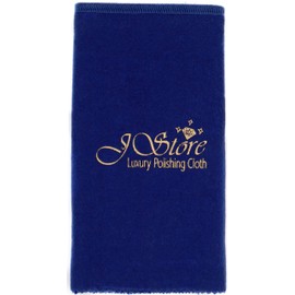 TheJStoreOnline Large Luxury Polishing Cloth for Watches Silver Gold, Diamond, Platinum Jewelry 12 x 15 inches Double Stitched 100% Cotton Anti Tarnish for a Streak Free Shine