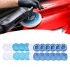 24 Packs Polishing Bonnet 6in/150mm Microfiber Nonwoven Cotton Buffing Pads