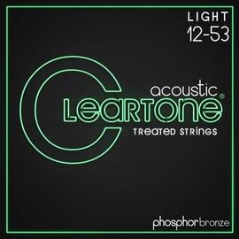 Cleartone Cuerdas de guitarra acústica de bronce fósforo (12-53)