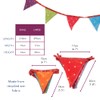 Recycled Sari Bunting Small with 10 Small Flags 210 cm