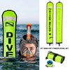 4ft Yellow Scuba Diving Open Bottom Surface Marker Buoy (SMB)