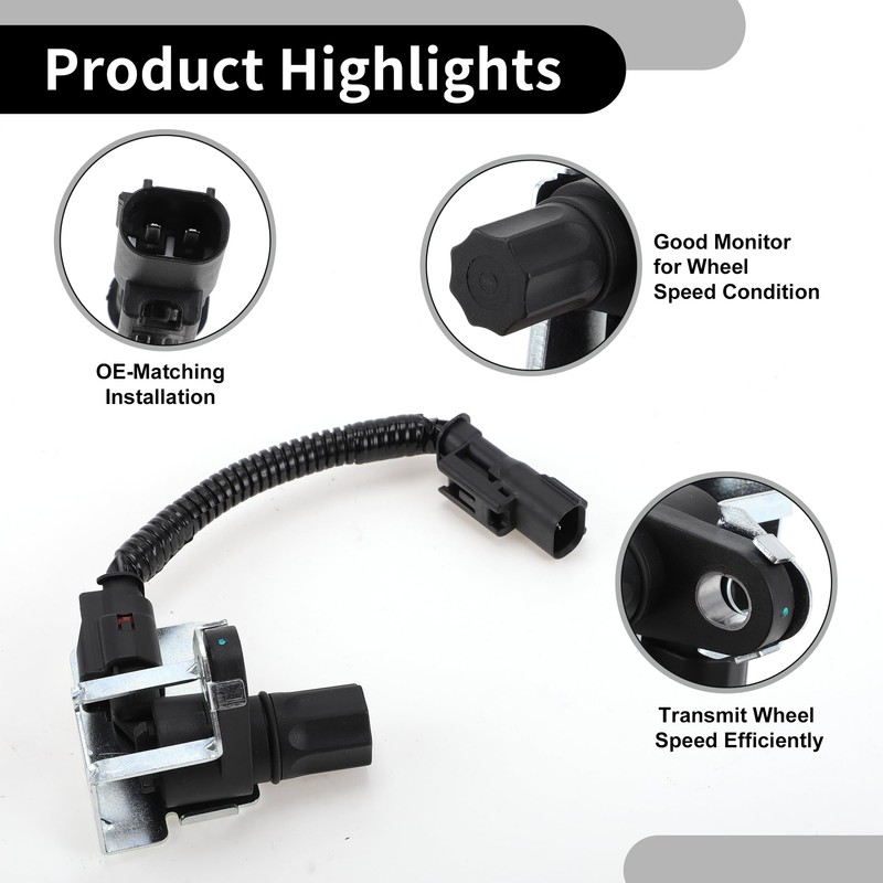 Partuto ABS Raddrehzahlsensor Nr. 5014787AA/5014787AB/5016133AA/56028187AB hinten links oder rechts passend