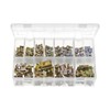 Genuine 1x 200 Piece Assorted U-Nuts (Speed Fasteners) Set -