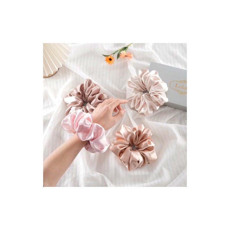 Lolalet Scrunchies Grandes para el Pelo